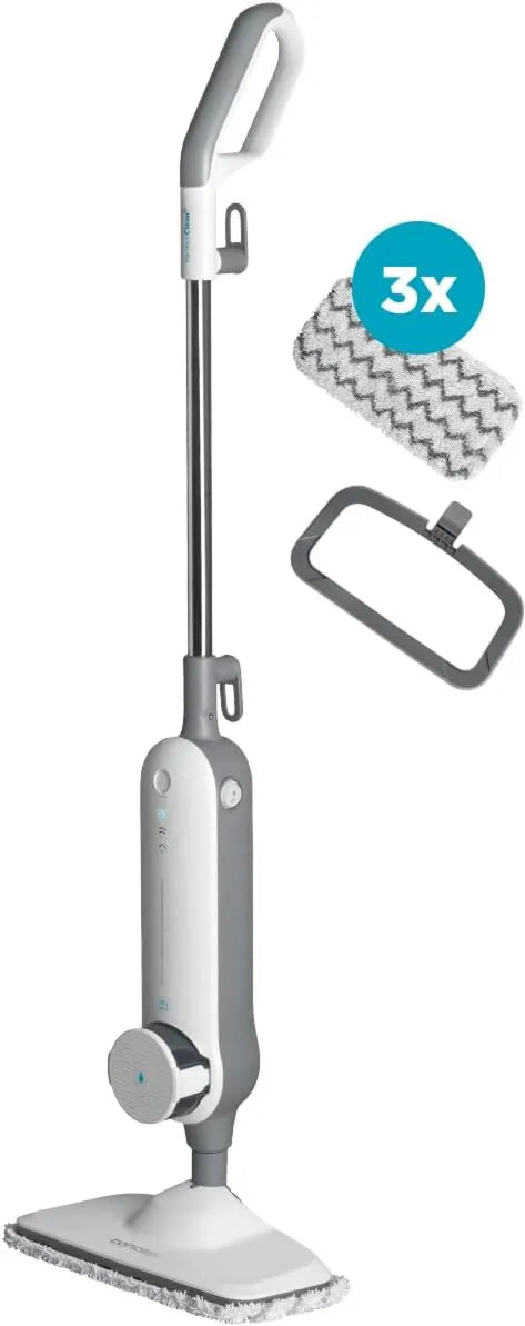 Concept myjka parowa, Koncepcja CP2110 Czyszczarka do parowania, 1300 W, 3 ścierki do mikrofibry i podeszwa smarowa do dywanów, promień 7, 5 m