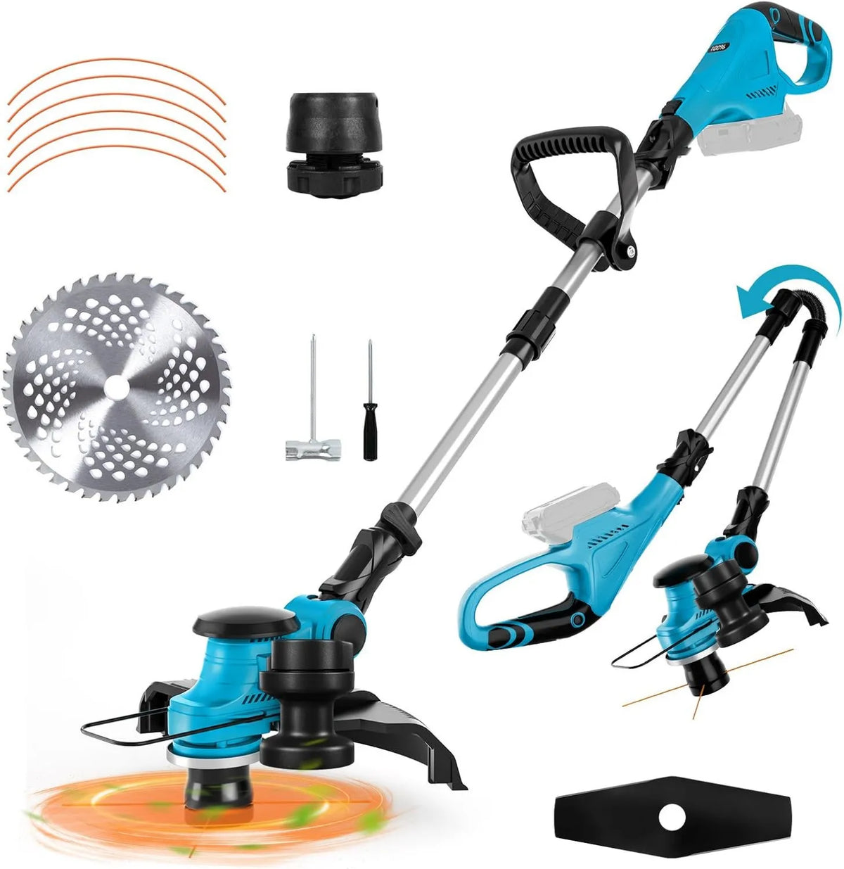 Makita podkaszarka, 30 cm, silnik bezszczotkowy, zasilanie akumulatorowe, Podkaszarka akumulatorowa kompatybilna z akumulatorem 18 V