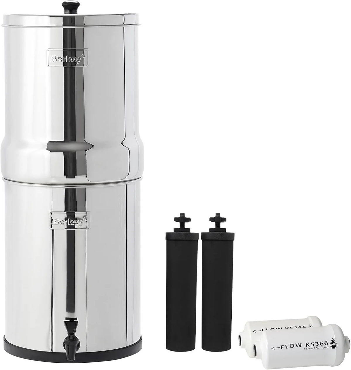 Berkey, Filtr PF-2, system filtracji wody pitnej, stal nierdzewna