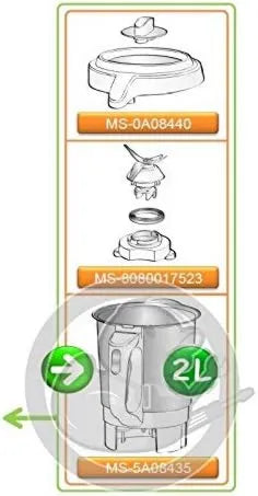 Moulinex, MS- 1600004956 Mikser, blender elektryczny, Funkcja ogrzewania, Bol Mikser ogrzewanie Zupa i Co Mikser Mikser MS-1600004956