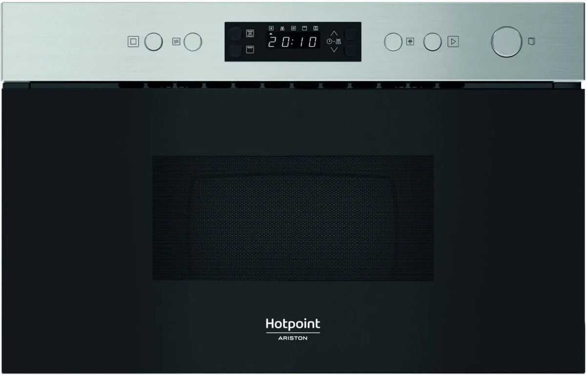 Hotpoint piekarnik do zabudowy, kuchenka mikrofalowa K12C, 22 l, 750 W, stal nierdzewna, HAM X