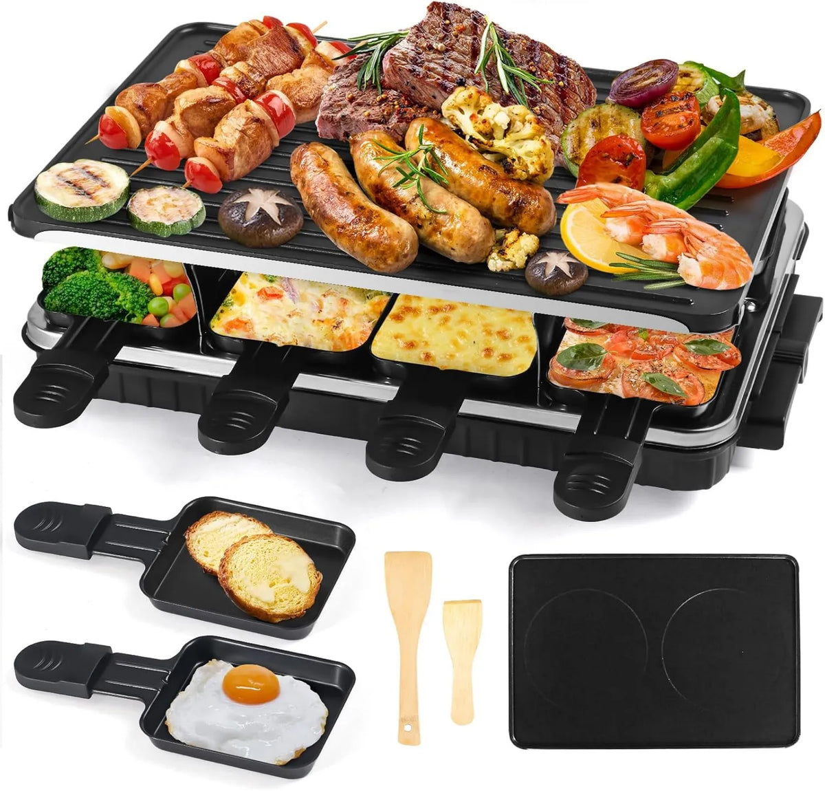 HengBO, Barbecue, powłoka nienakładana, drewno, aparatura