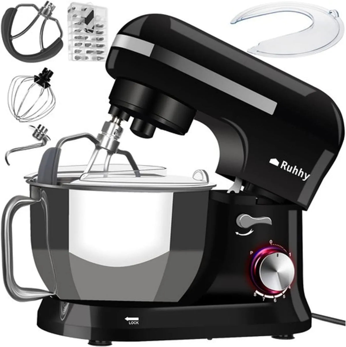 Ruhhy robot kuchenny, 4, 5 l, 1700 W, stal nierdzewna, 8 prędkości + funkcja pulsacyjna