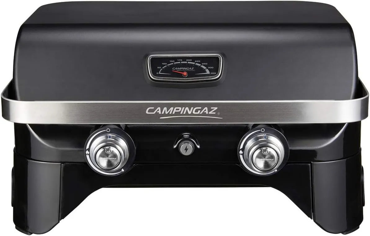 Grill gazowy, 73 cm, 65 x 69 x 73 cm, 2 palniki, funkcja grilla, Campingaz 2100 LX Attitude 2100 LX grill gazowy, przenośny grill stołowy