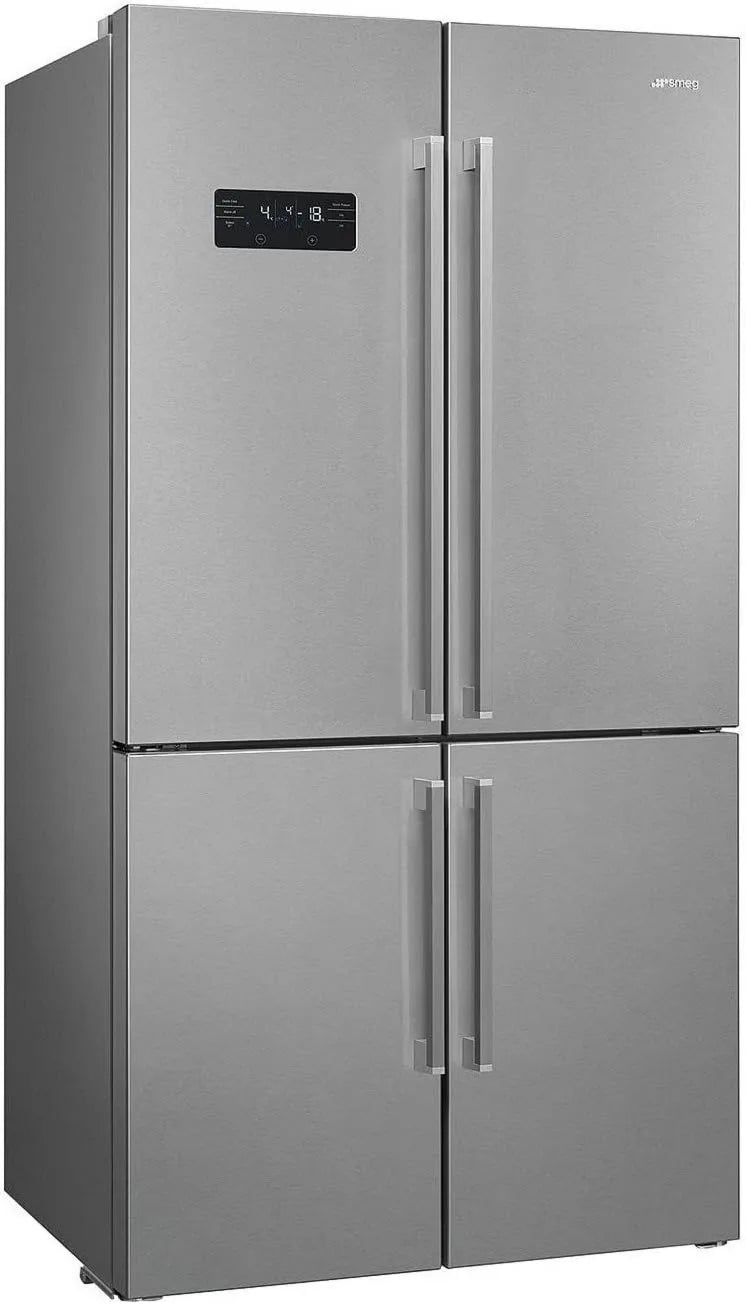 Smeg lodówka, 572 l, Amerykańska lodówka o pojemności 572 l, wygląd stali nierdzewnej