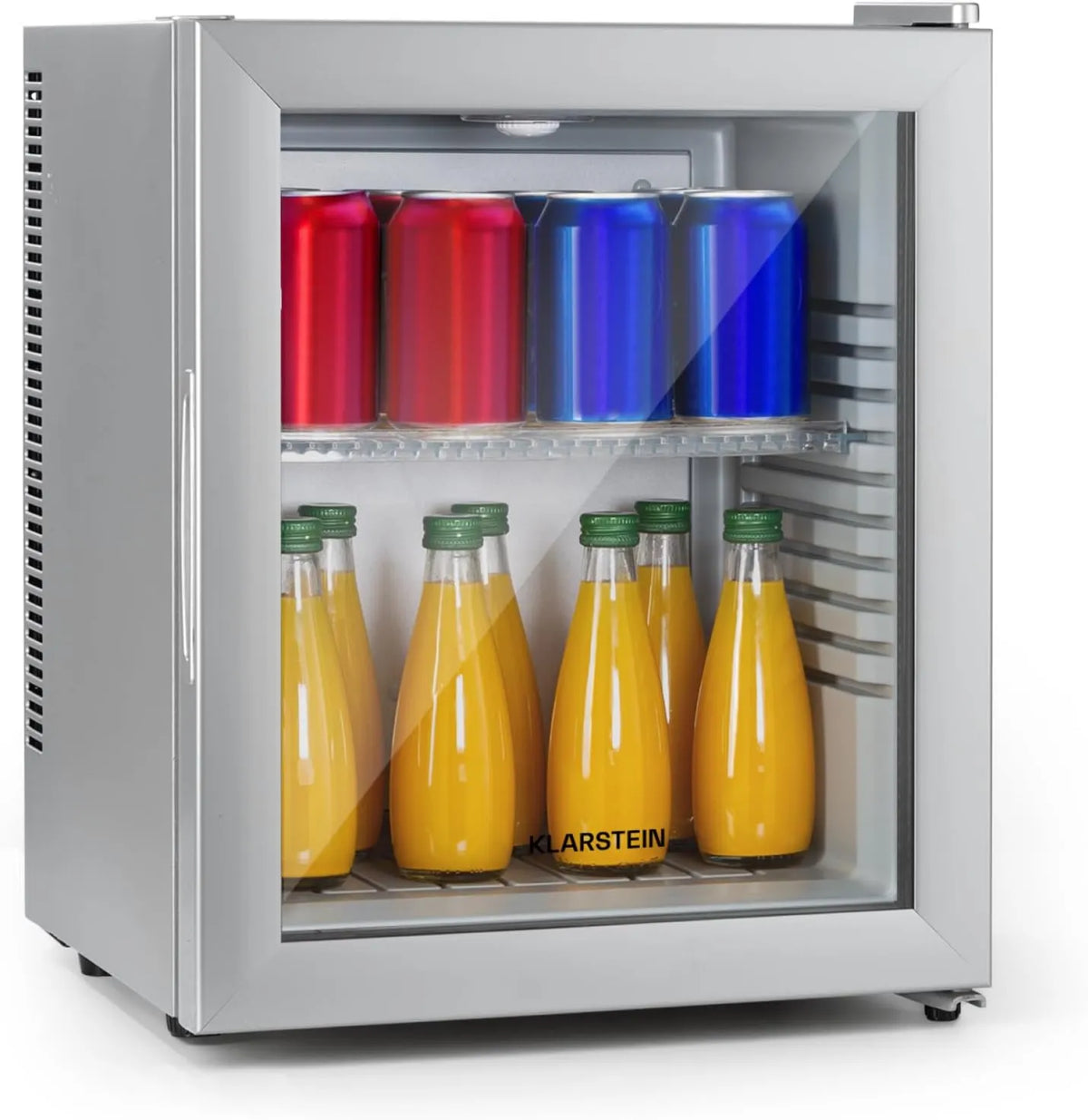KLARSTEIN chłodziarka do napojów, Lodówka, 23 l, 12 do 18°C, Silencer, Kemping, Mini Bar, Brooklyn Mini Room lodówka, Lodówka Jedzenie