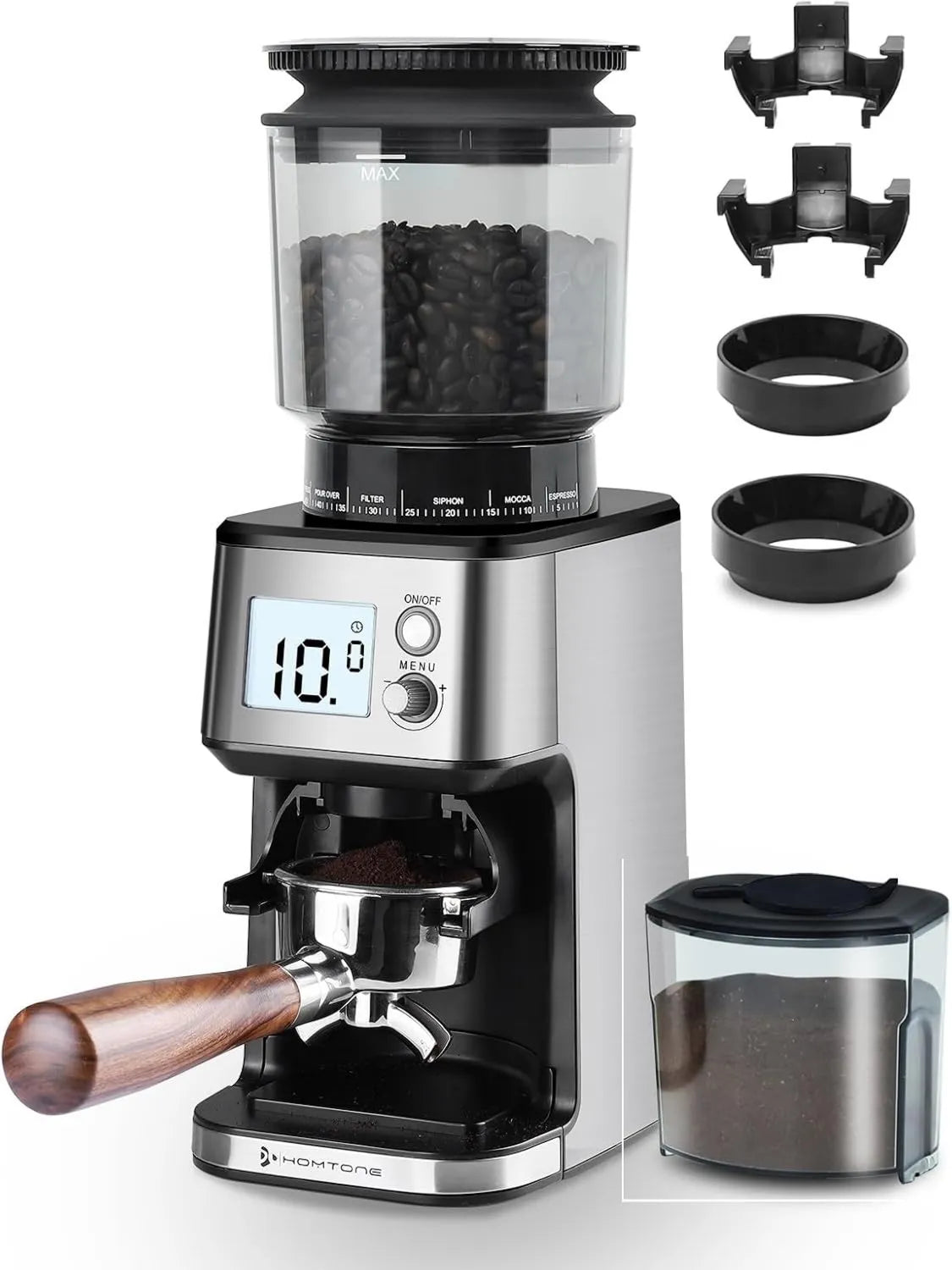 Homtone, Nosiciel, Mill, Filtr, młyn do ziaren kawy, wymienne, dla Espresso, Homoton