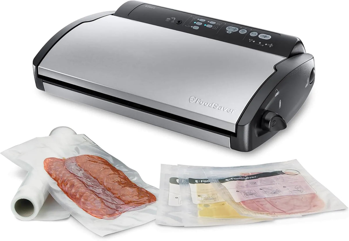 FoodSaver pakowarka próżniowa, V2860- sprzęt do odkurzania żywności, Maszyna, Maszyna do uszczelniania próżniowego, dotyk, 3 prędkości V2860-I