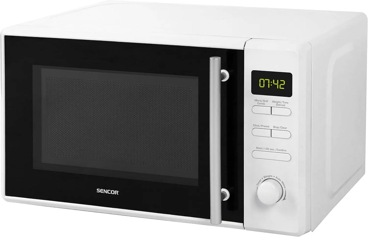 SENCOR, Kuchenka mikrofalowa, 20 l, 700 W, grill, mikrofalówka, czarny