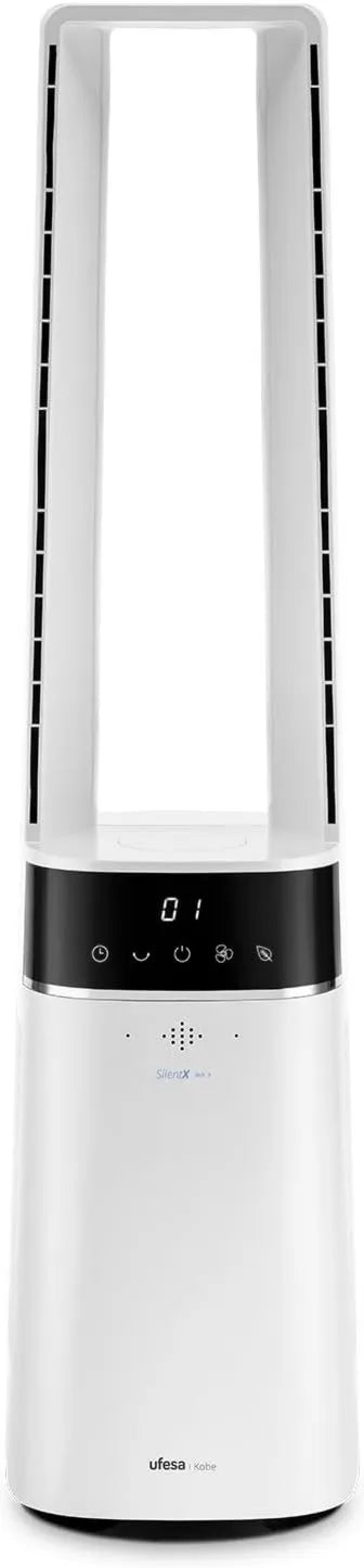 Ufesa, Wentylator 12h, 86 cm, 35 W, zegar, 75o oscylacja, dioda LED, 2 tryby wiatru