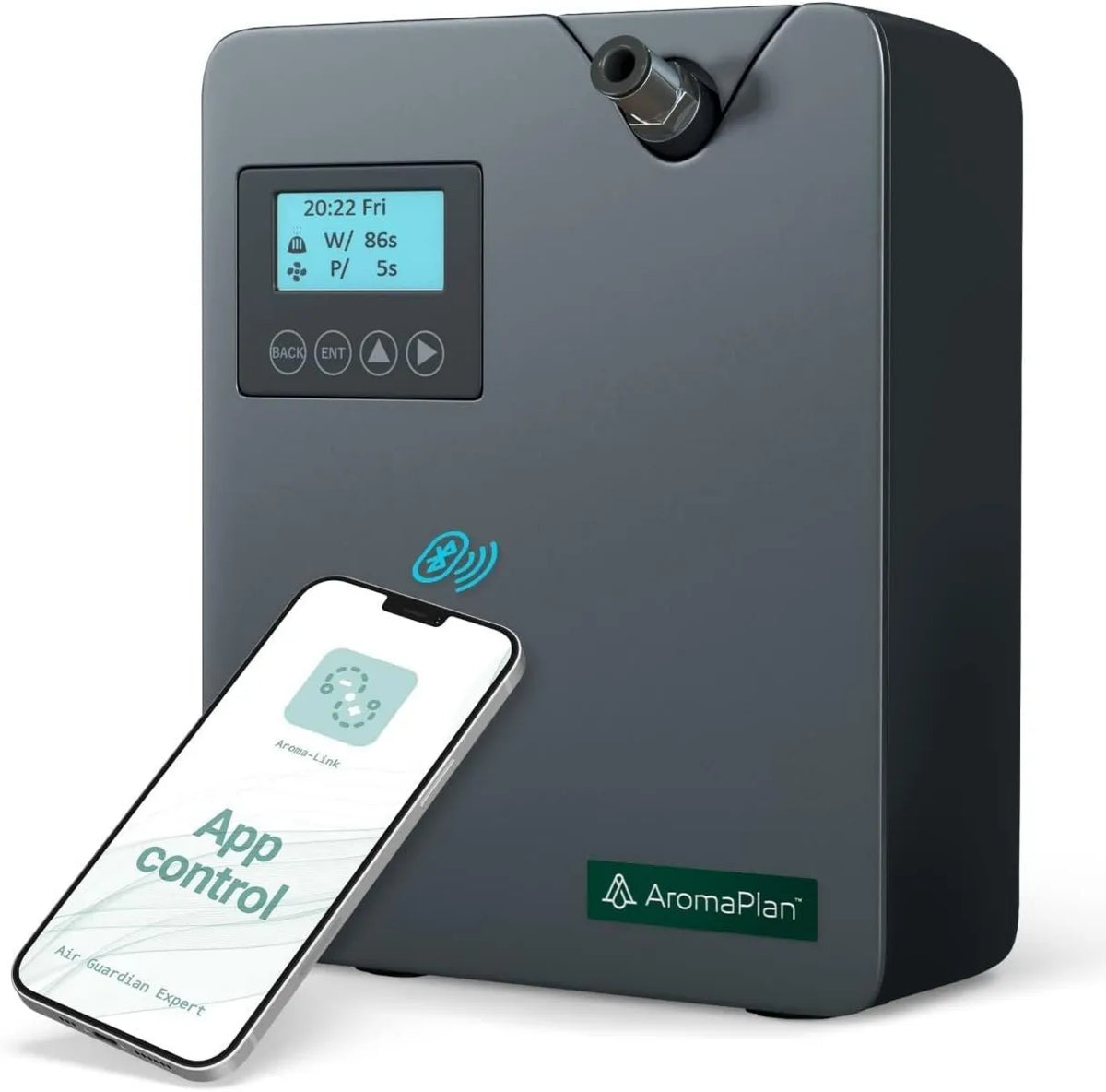 QIAKEFE, Diffuser, Wi-Fi, Bluetooth, Profesjonalne, Czarny, do dużych części