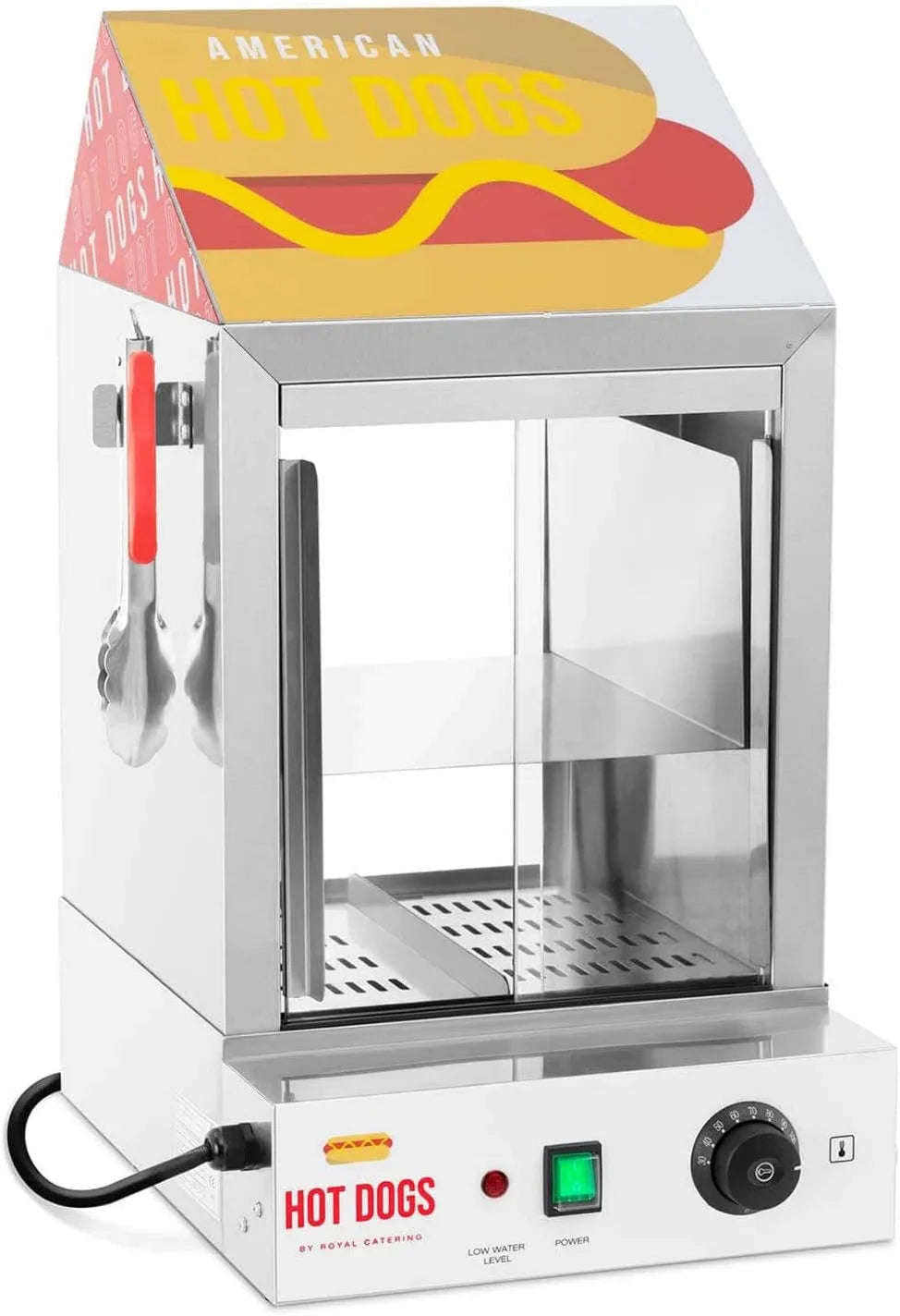 RCHW 1000H parowar do hot dogów, 1000 W, funkcja pary