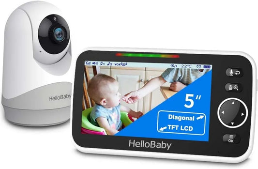 HelloBaby, Babyphone, Kamera, Monitor wideo dla dzieci, WiFi