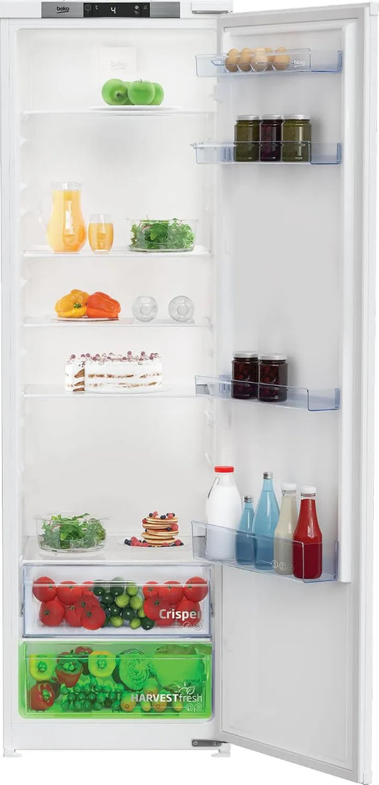 Beko lodówka, BSSA315E4SFN, 309 l, 1 Zintegrowane drzwi z szybowcem 309 l - BSSA315E4SFN