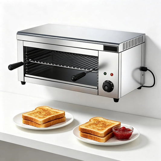 GESAIDES grill elektryczny, Grill, 2000 W, profesjonalny, restauracja, dla restauracji i osób fizycznych