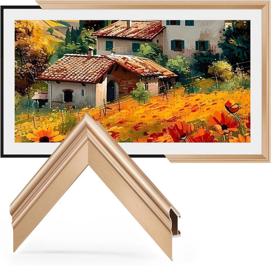 VueFrame, Samsung Smart TV, 55 cali, TV, bezel stopu, nowoczesny i minimalistyczny styl, łatwa instalacja, wymienne ramy do