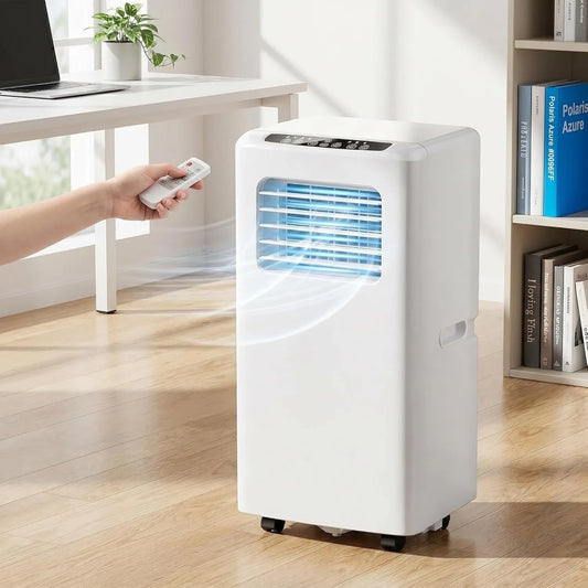 HUANQIN klimatyzator przenośny, 48 dB, ciche, 10000 BTU