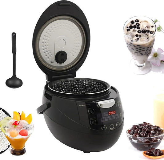 Troqullium, Maszyna do wyrobu, Maszyna Boba, Kuchenka, 6 l, 900 W, Salon, Profesjonalne, Non- stick powłoki