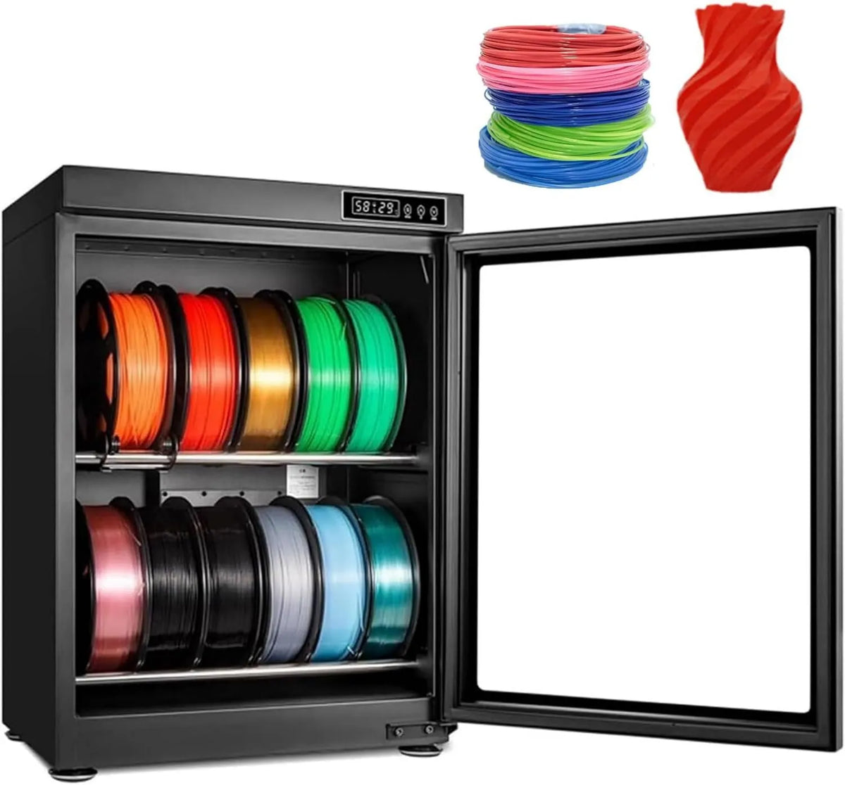 Generic, Drukarka, efekt 3D, profesjonalny, dla 10 do 12 rolki, PLA, ABS, TPU, PETG