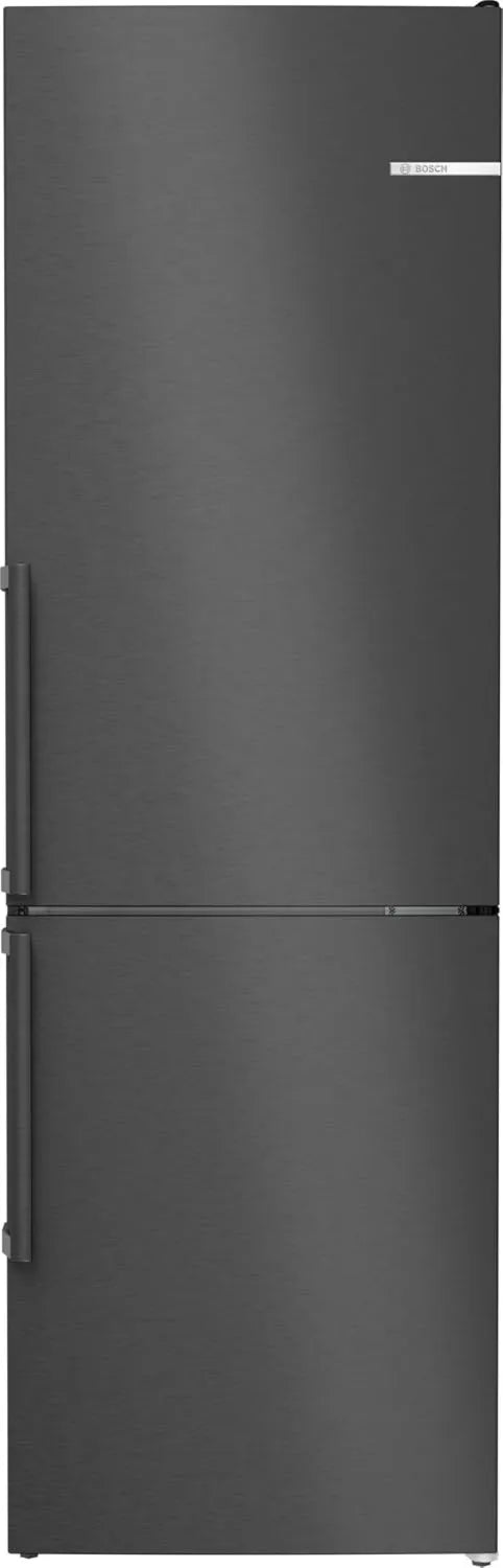 Bosch lodówka, KGN36VXCT kombinowana, 218 l, 186 x 60 cm, bez mróz, oświetlenie LED, Dom Connect, z zamrażarką, czarny, NoFrost, stojąco
