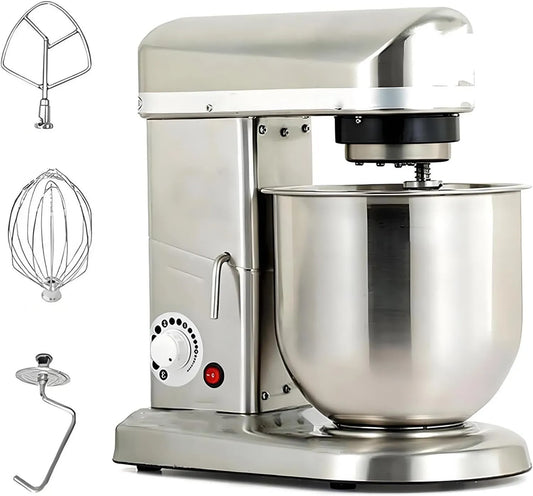 QuinteZhenTially robot kuchenny, Mikser, 5 l, 3 prędkości, profesjonalny, Muffins Gaufres 5 l