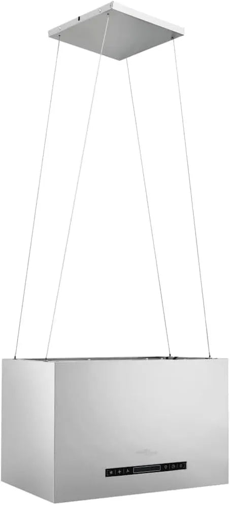 Tomostar okap kuchenny, 55 cm, dotyk, ekran LCD, stal nierdzewna, kaptur ssący
