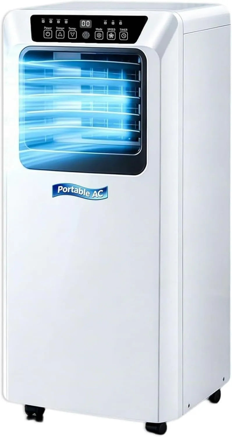 DAEFAG klimatyzator przenośny, Klimatyzator 24H 7000BTU, minutnik, cichy, odświeża do 20 m², gniazdo UK Type G
