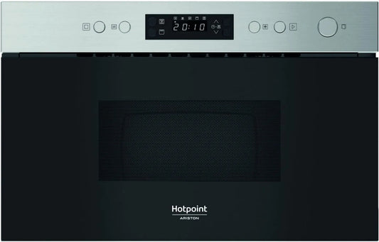 Hotpoint piekarnik do zabudowy, kuchenka mikrofalowa K12C, 22 l, 750 W, stal nierdzewna, HAM X