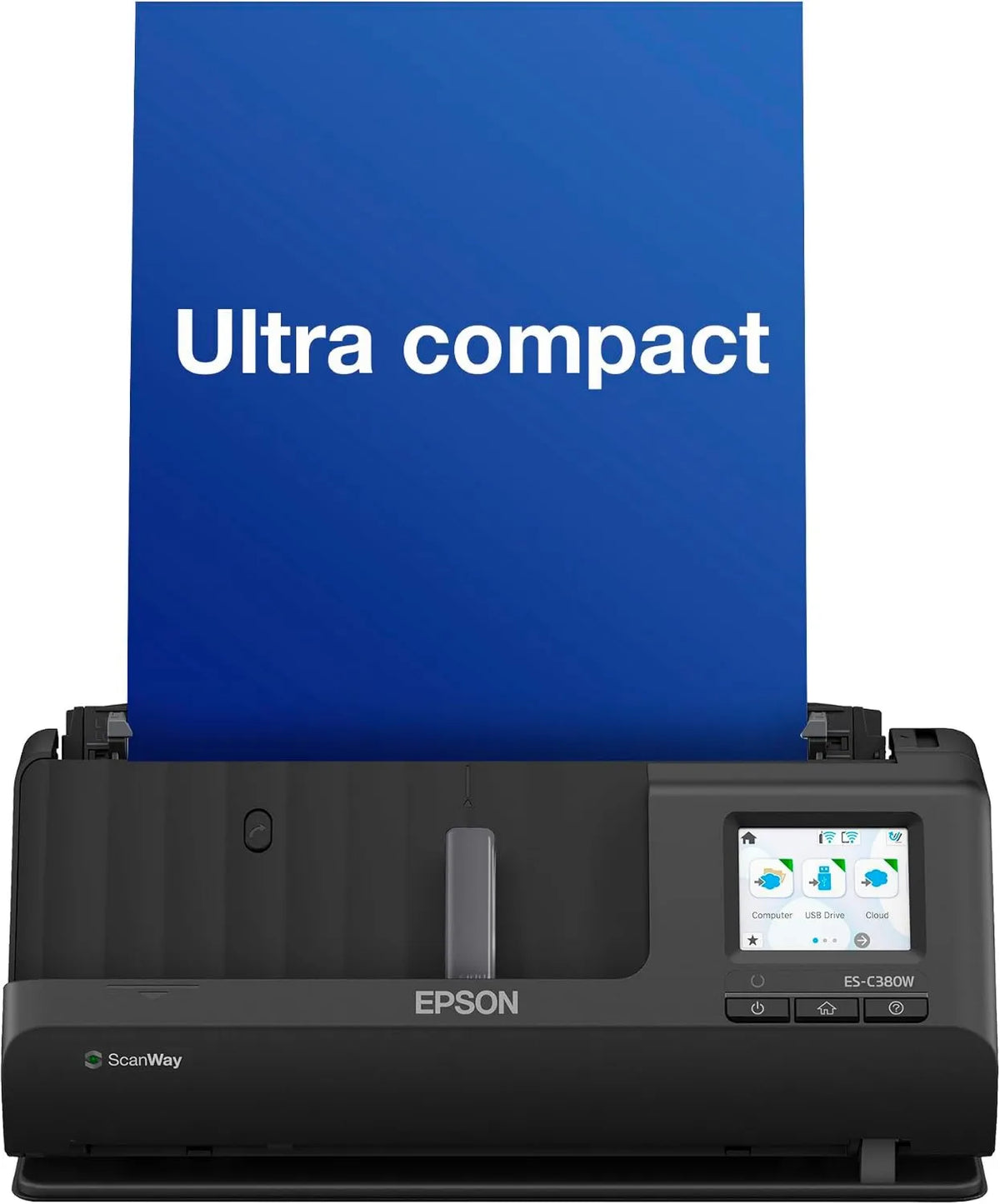 Epson, Es- C380 W Projektor, Dotyk, WiFi, Profesjonalny, Projektor wideo, Wielofunkcyjne Przetwarzanie mediów, Niska moc, Zasilanie ES-C380 W
