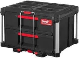 Milwaukee Skrzynka narzędziowa PACKOUT z 2 szufladami, 11 kg