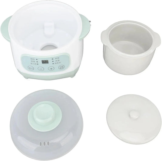 QFFOZSW, Meble Małe zielone jednolite ceramiczne simmerer kompaktowy ABS 1 l minutnik