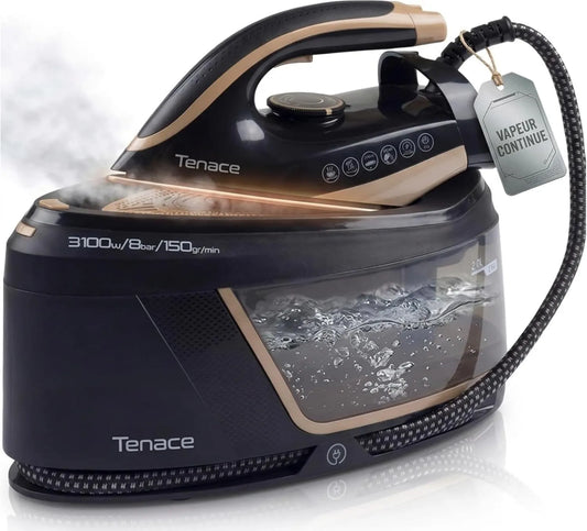 XSQUO Useful Tech generator pary, Filtr, 2 l, 3100 W, 150 g, duży zbiornik, para, czarny, centralny
