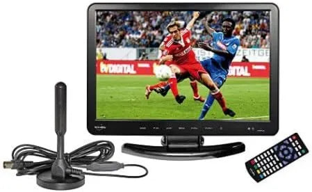 BM SONIC, Smart TV -110- DVD, 15, 4 cali, TV, HDMI, USB, LCD, czarny, 4 Inch TNT HDMI budynek - w odtwarzaczu DVD USB SD czarny TV-110-DVD