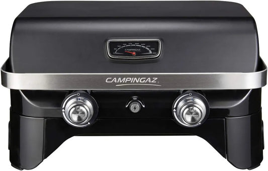Grill gazowy, 73 cm, 65 x 69 x 73 cm, 2 palniki, funkcja grilla, Campingaz 2100 LX Attitude 2100 LX grill gazowy, przenośny grill stołowy