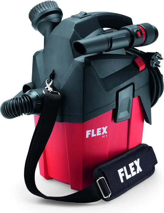 Flex odkurzacz tradycyjny, Odkurzacz VC 6, 6 l, klasa energetyczna E, klasa L