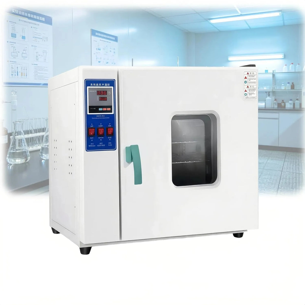 Générique, Piece elektryczne, 16 l, 5 do 280°C, 220 V, przemysłowe, Rt + 5- 280°C Piece laboratoryjne, Elektrotermiczna obróbka cieplna, Powietrze pulsacyjne