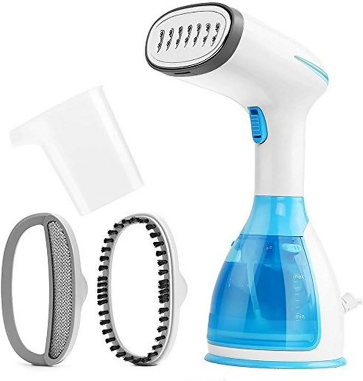 Irishom parownica do ubrań, Grzejnik elektryczny, 1500 W, przenośny żelazo 1500 W 280 ML, parowy, niebieski, Ręcznie obsługiwany defrator próżniowy, Odzież Vapour