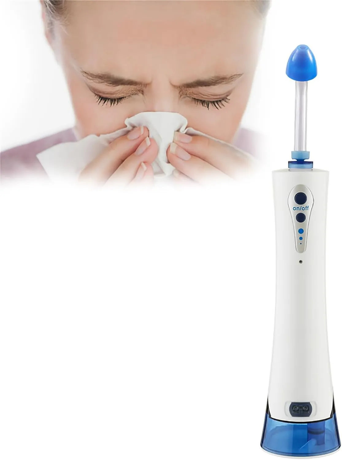 TsoLay, IPX7 urządzenie czyszczące, IP65, 3 tryby, for Sinus Relief and Nasal Care