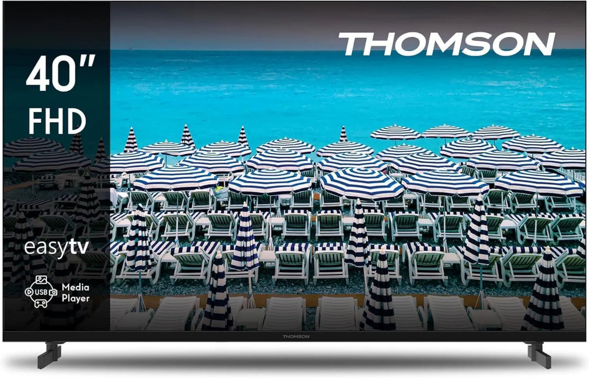 THOMSON, Smart TV 40FD2S13, 40 cali, 3 HDMI, TV, potrójny tuner DVB- T2, S2, dźwięk Dolby, Full HD, Non-Smart, Dolby Audio, 101 cm, Zdalne sterowanie, FHD Easy DVB-T2