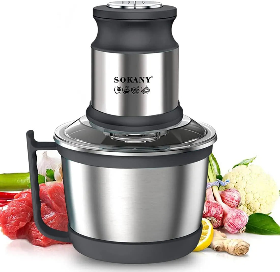 Sokany maszynka do mięsa, Mikser, 3 l, 800 W, Sokony SK- 7027, stal nierdzewna SK-7027